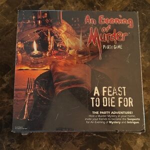 An Evening of Murder Party Game - Red and Black